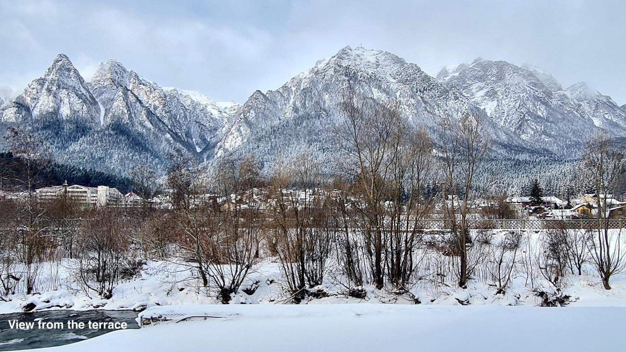 Cozy Riverfront Apartments With Garden And Mountain View Buşteni Екстериор снимка